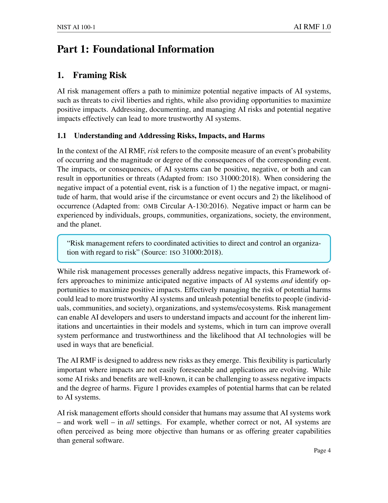 An actual page from a public NIST document